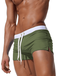 Thumbnail for Men's Swimsuit Trunks Boxer Briefs -, Swimwear , Drestiny , Army Green, Australia, Black, Blue, Canada, Dark Blue, Gender_Men, Green, Grey, L, Light Grey, M, Navy, New Zealand, Plum, Purple, Red, Royal Blue, S, Swim Shorts, United Kingdom, United States, White, XL, XXL , Drestiny , www.shopdrestiny.com