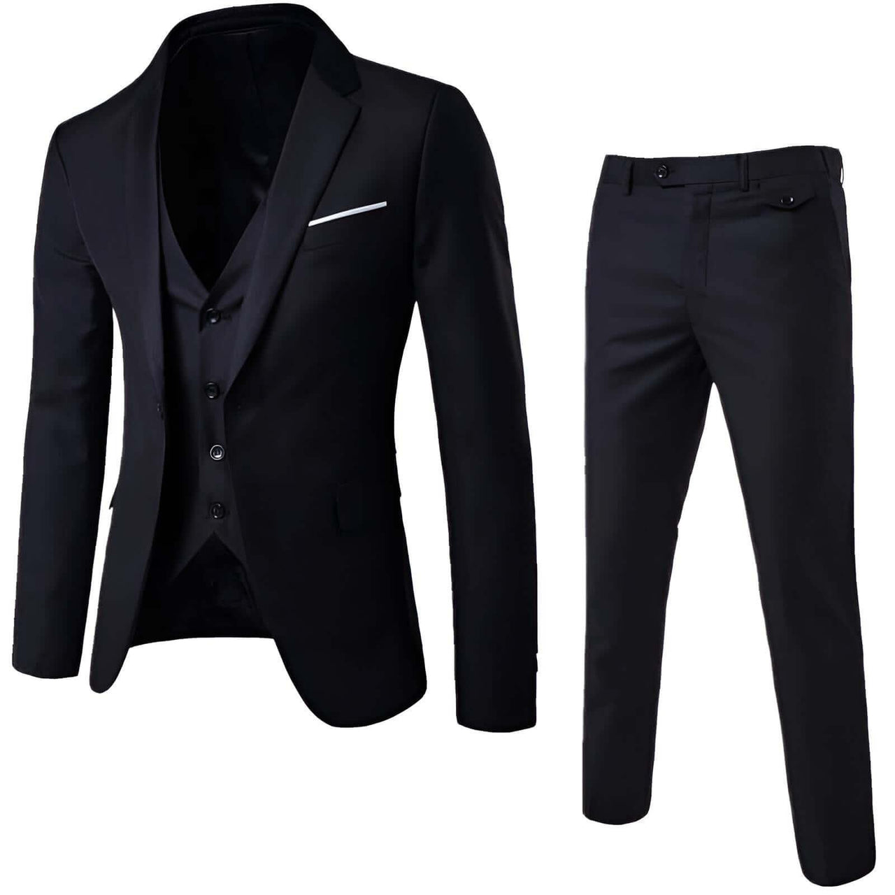 Men's 3 Piece Suits Slim Fit -, Suits , Drestiny , 4XL, 5XL, 6XL, Australia, Black, Blue, Dark Blue, Dark Grey, Dark Magenta, Grey, L, Light Blue, Light Grey, M, Navy, New Zealand, Purple, S, Sets, Suits, United Kingdom, United States, Wine Red, XL, XXL, XXXL , Drestiny , www.shopdrestiny.com