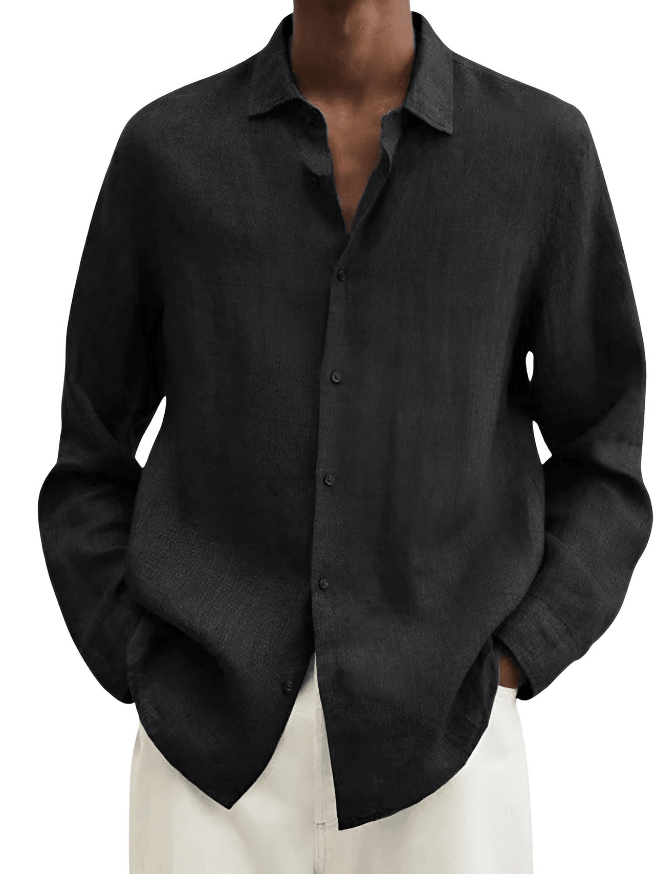 Men's Linen Style Shirts Casual Long Sleeve Shirts -, Shirts , Drestiny , 4XL, 5XL, Australia, Black, Blue, Brown, Canada, Casual Shirts, Dark Blue, Dark Grey, Dress Shirts, Gender_Men, Green, Grey, Khaki, L, Long Sleeves, M, New Zealand, Purple, S, United Kingdom, United States, White, XL, XXL, XXXL , Drestiny , www.shopdrestiny.com