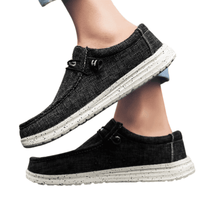 Thumbnail for Men's Casual Denim Canvas Sneaker Style Loafers -, Shoes , Drestiny , 10, 11, 12, 7.5, 8, 8.5, 9, 9.5, Australia, Black, Blue, Canada, Coffee, Flats, FR, Grey, Khaki, Loafers, New Zealand, Sneakers, United Kingdom, United States, White , Drestiny , www.shopdrestiny.com