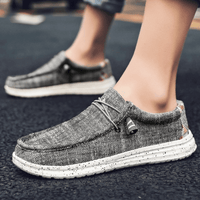 Thumbnail for Men's Casual Denim Canvas Sneaker Style Loafers -, Shoes , Drestiny , 10, 11, 12, 7.5, 8, 8.5, 9, 9.5, Australia, Black, Blue, Canada, Coffee, Flats, FR, Grey, Khaki, Loafers, New Zealand, Sneakers, United Kingdom, United States, White , Drestiny , www.shopdrestiny.com