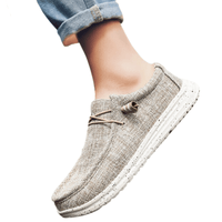 Thumbnail for Men's Casual Denim Canvas Sneaker Style Loafers -, Shoes , Drestiny , 10, 11, 12, 7.5, 8, 8.5, 9, 9.5, Australia, Black, Blue, Canada, Coffee, Flats, FR, Grey, Khaki, Loafers, New Zealand, Sneakers, United Kingdom, United States, White , Drestiny , www.shopdrestiny.com