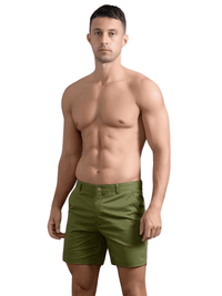 Thumbnail for Men's Cotton Casual Shorts -, Shorts , Drestiny , Army Green, Australia, Black, Brown, Canada, Dark Blue, FR, Khaki, L, M, New Zealand, S, Shorts, United Kingdom, United States, White, XL, XXL, XXXL , Drestiny , www.shopdrestiny.com