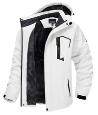 Thumbnail for Men's Fleece Lined White Mountaineering Hooded Jackets