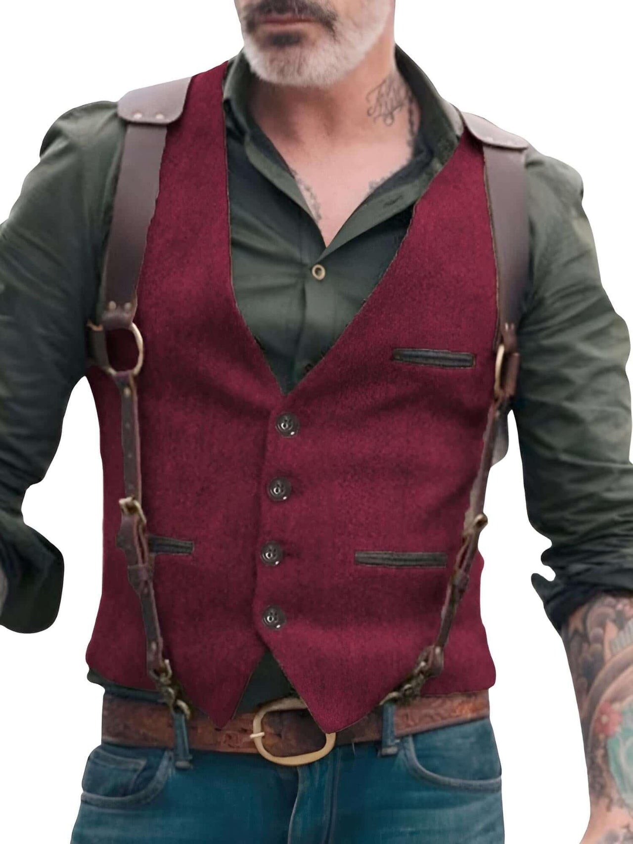 Men's Suit Vest Herringbone Formal Waistcoat For Suit or Tuxedo - In 14 Colors! -, Vests , Drestiny , Army Green, Australia, Black, Blue, Brown, Canada, Coffee, Dark Blue, Dark Brown, Dark Green, Dark Grey, Dark Red, FR, Grey, L, Light Blue, Light Grey, M, Navy, New Zealand, Orange, Red, Royal Blue, S, United Kingdom, United States, Vests, Wine Red, XL, XS, XXL, XXXL , Drestiny , www.shopdrestiny.com