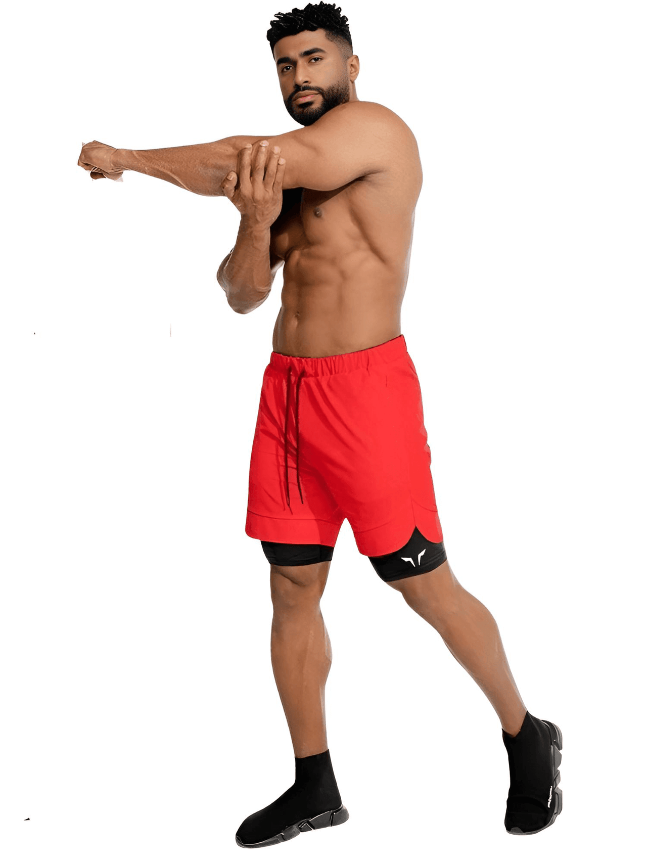 Men's Knee Length Compression Shorts With Hidden Pocket! -, shorts , Drestiny , Australia, Black, Gender_Men, Khaki, L, M, New Zealand, Orange, Red, Shorts, United Kingdom, United States, XL, XXL , Drestiny , www.shopdrestiny.com