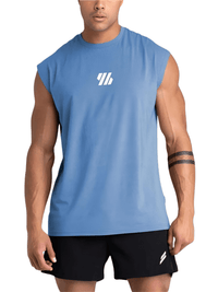 Thumbnail for Men's Sleeveless Sports Tank Top -, Tank Top , Drestiny , Australia, Black, Canada, Casual Shirts, Dark Blue, Gender_Men, Green, Khaki, L, Light Blue, M, New Zealand, Purple, Sleeveless, Tank Tops, United Kingdom, United States, White, XL, XXL, XXXL , Drestiny , www.shopdrestiny.com