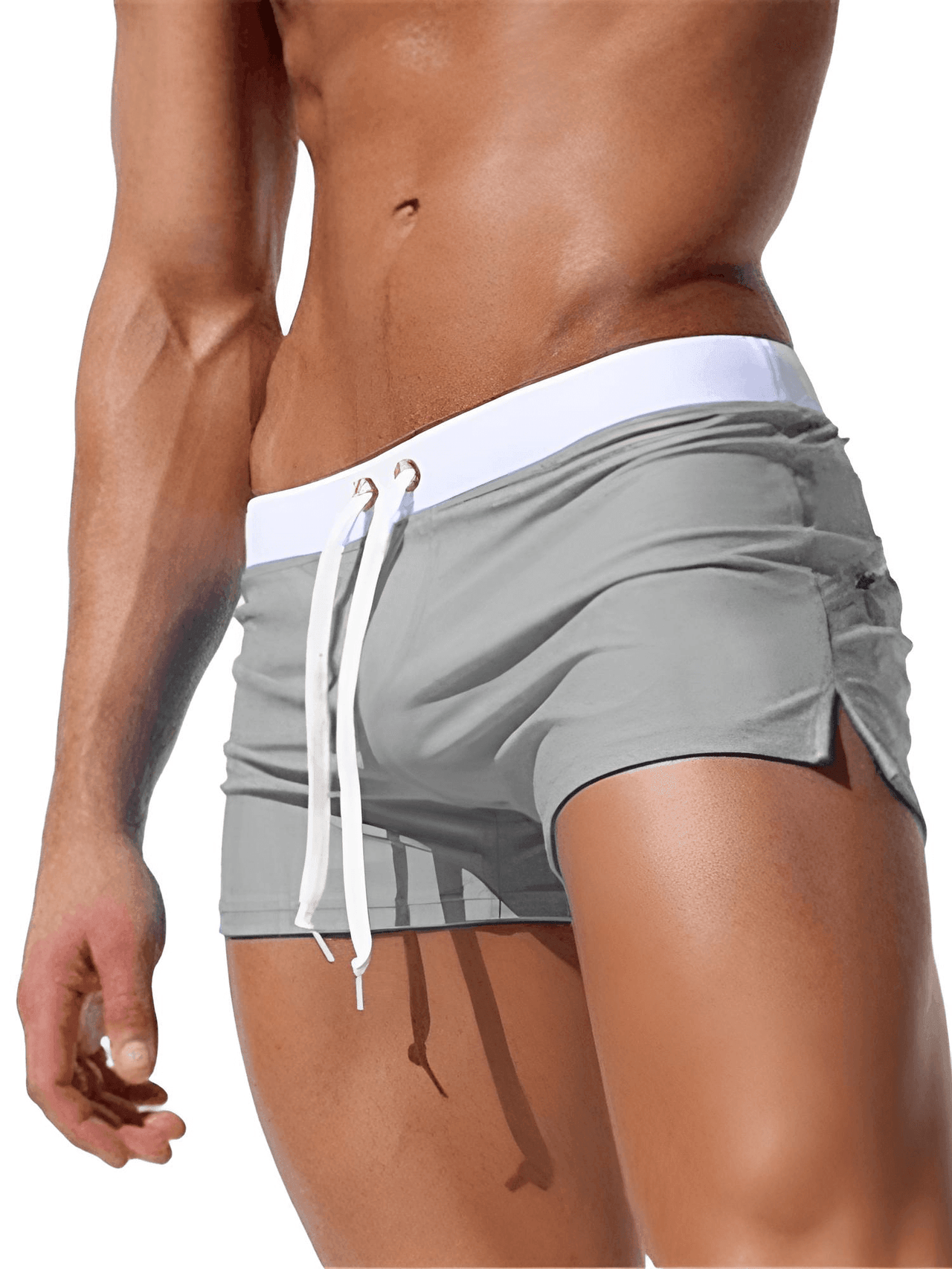 Men's Swimsuit Trunks Boxer Briefs -, Swimwear , Drestiny , Army Green, Australia, Black, Blue, Canada, Dark Blue, Gender_Men, Green, Grey, L, Light Grey, M, Navy, New Zealand, Plum, Purple, Red, Royal Blue, S, Swim Shorts, United Kingdom, United States, White, XL, XXL , Drestiny , www.shopdrestiny.com