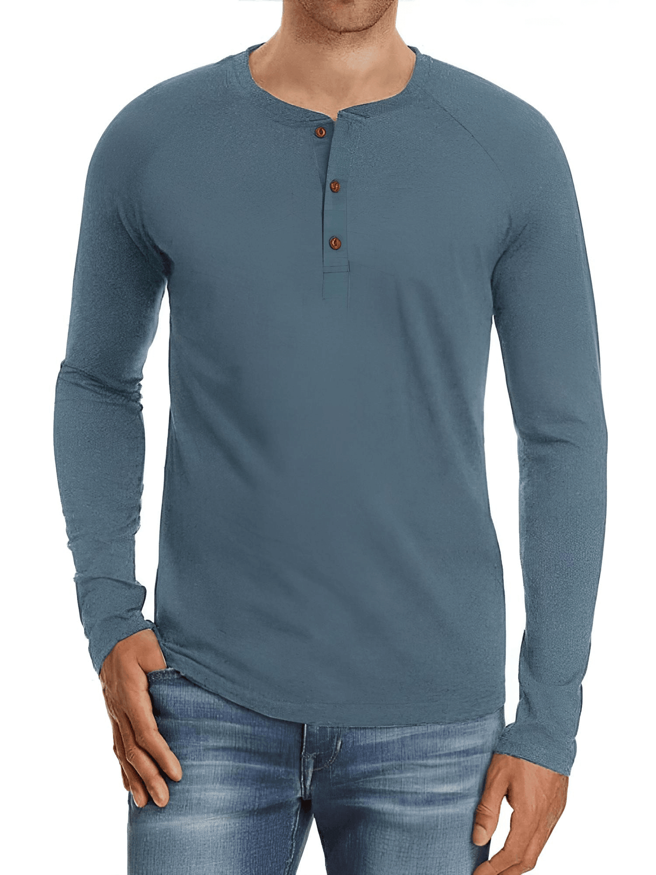 Men's Long Sleeve Fashion Button Design Shirt -, Shirts , Drestiny , Australia, Black, Blue, Canada, Casual Shirts, Dark Blue, Dark Grey, Dark Red, FR, Green, Grey, L, Long Sleeves, M, New Zealand, S, United Kingdom, United States, White, XL, XXL , Drestiny , www.shopdrestiny.com