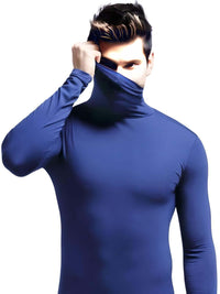 Thumbnail for Men's Long Sleeve Mock Neck & Turtleneck Collection -, Turtlenecks , Drestiny , Army Green, Australia, Black, Blue, Brown, Canada, Casual Shirts, Coffee, Dark Blue, Dark Grey, Dark Red, Dress Shirts, FR, Gender_Men, L, Light Grey, Long Sleeves, M, Navy, New Zealand, Turtlenecks, United Kingdom, United States, White, XL, XXL, XXXL , Drestiny , www.shopdrestiny.com