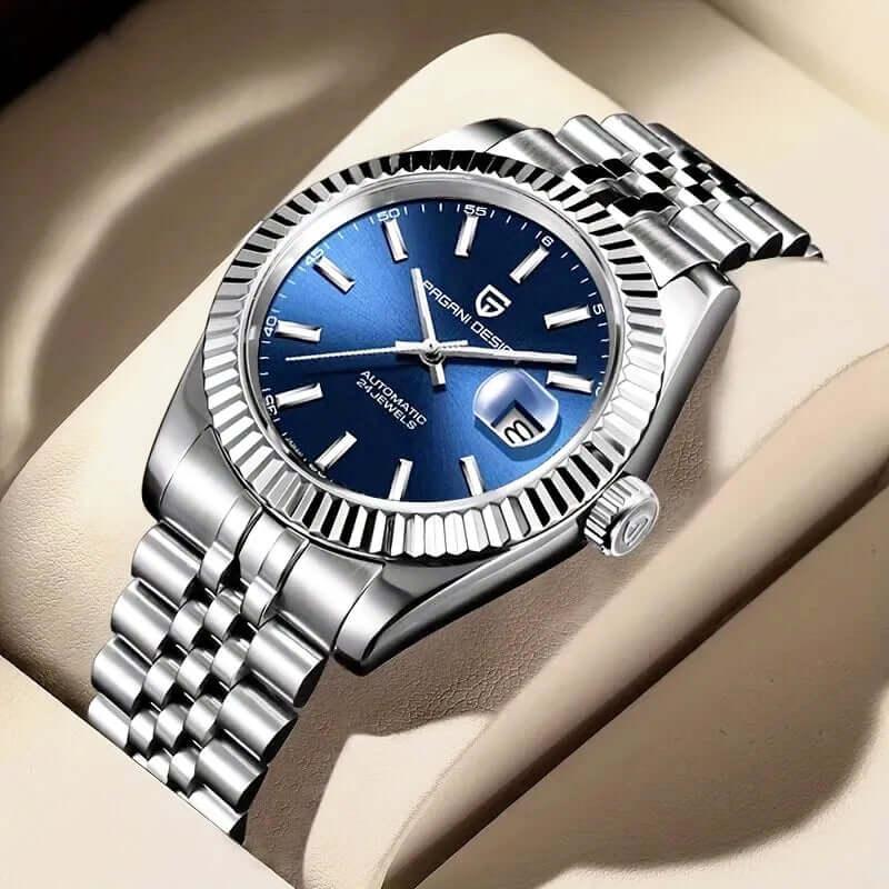 Homage to Rolex DateJust! Men's Luxury Watch Waterproof Mechanical With Sapphire Crystal -, Watch , Drestiny , Australia, Black, Blue, Gold, New Zealand, Sky Blue, United Kingdom, United States, Watches, White , Drestiny , www.shopdrestiny.com