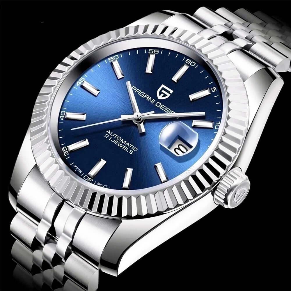 Homage to Rolex DateJust! Men's Luxury Watch Waterproof Mechanical With Sapphire Crystal -, Watch , Drestiny , Australia, Black, Blue, Gold, New Zealand, Sky Blue, United Kingdom, United States, Watches, White , Drestiny , www.shopdrestiny.com