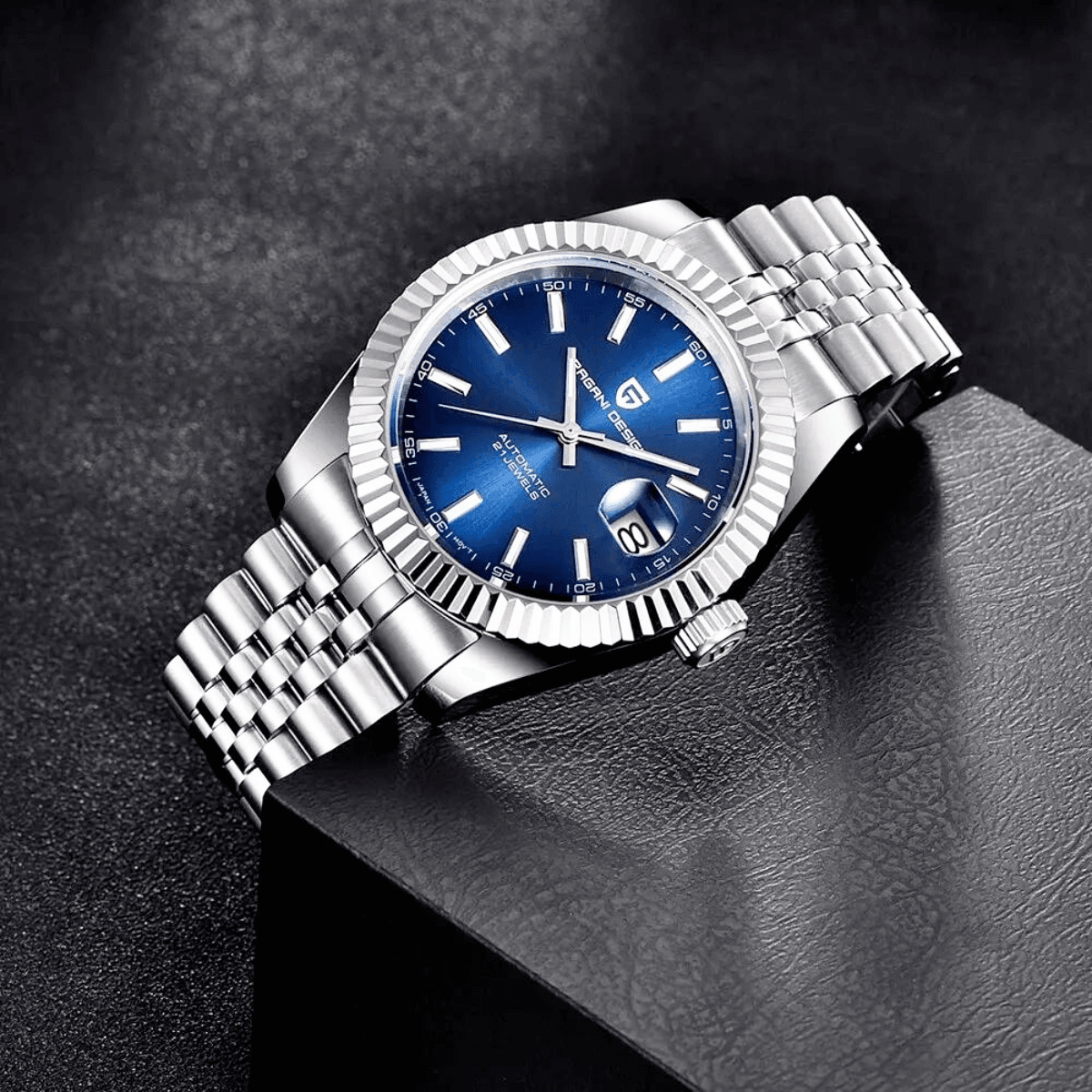 Homage to Rolex DateJust! Men's Luxury Watch Waterproof Mechanical With Sapphire Crystal -, Watch , Drestiny , Australia, Black, Blue, Gold, New Zealand, Sky Blue, United Kingdom, United States, Watches, White , Drestiny , www.shopdrestiny.com