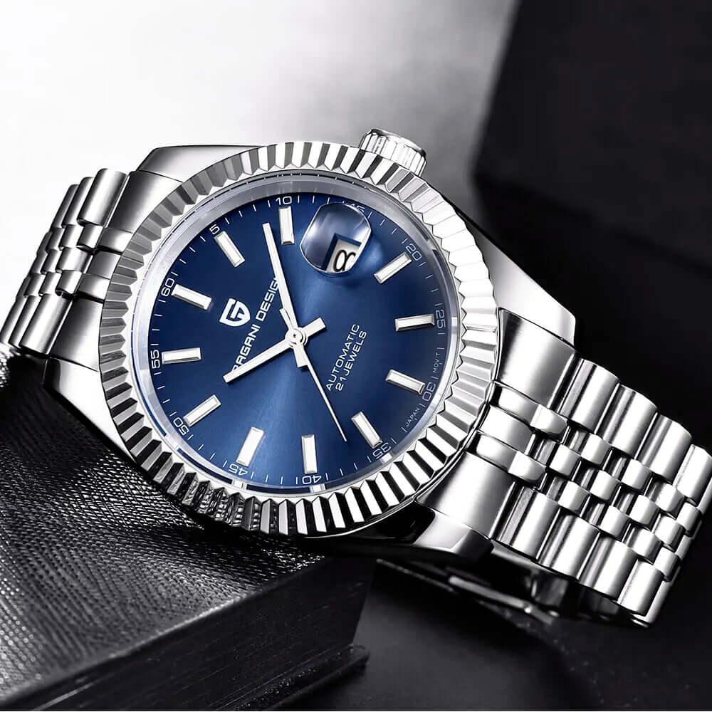 Homage to Rolex DateJust! Men's Luxury Watch Waterproof Mechanical With Sapphire Crystal -, Watch , Drestiny , Australia, Black, Blue, Gold, New Zealand, Sky Blue, United Kingdom, United States, Watches, White , Drestiny , www.shopdrestiny.com