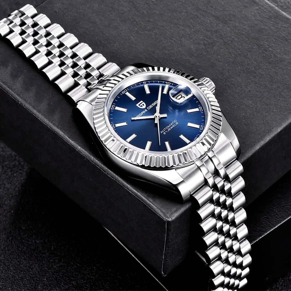 Homage to Rolex DateJust! Men's Luxury Watch Waterproof Mechanical With Sapphire Crystal -, Watch , Drestiny , Australia, Black, Blue, Gold, New Zealand, Sky Blue, United Kingdom, United States, Watches, White , Drestiny , www.shopdrestiny.com