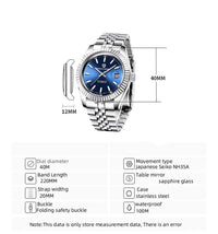 Thumbnail for Homage to Rolex DateJust! Men's Luxury Watch Waterproof Mechanical With Sapphire Crystal -, Watch , Drestiny , Australia, Black, Blue, Gold, New Zealand, Sky Blue, United Kingdom, United States, Watches, White , Drestiny , www.shopdrestiny.com