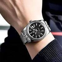 Thumbnail for Homage to Rolex DateJust! Men's Luxury Watch Waterproof Mechanical With Sapphire Crystal -, Watch , Drestiny , Australia, Black, Blue, Gold, New Zealand, Sky Blue, United Kingdom, United States, Watches, White , Drestiny , www.shopdrestiny.com