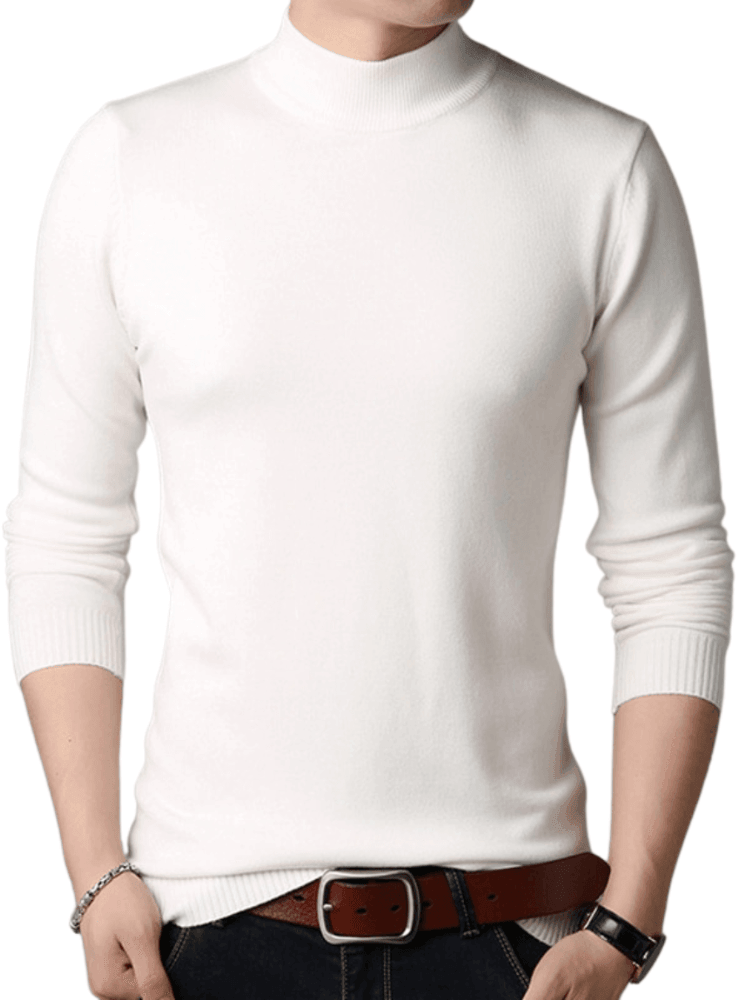 Men's Mock Neck Sweater -, Sweater , Drestiny , 4XL, Beige, Black, Dark Red, Grey, L, Light Grey, M, New Zealand, Pullovers, Sweaters, Turtlenecks, United Kingdom, United States, White, XL, XXL, XXXL , Drestiny , www.shopdrestiny.com