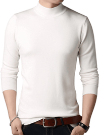 Thumbnail for Men's Mock Neck Sweater -, Sweater , Drestiny , 4XL, Beige, Black, Dark Red, Grey, L, Light Grey, M, New Zealand, Pullovers, Sweaters, Turtlenecks, United Kingdom, United States, White, XL, XXL, XXXL , Drestiny , www.shopdrestiny.com