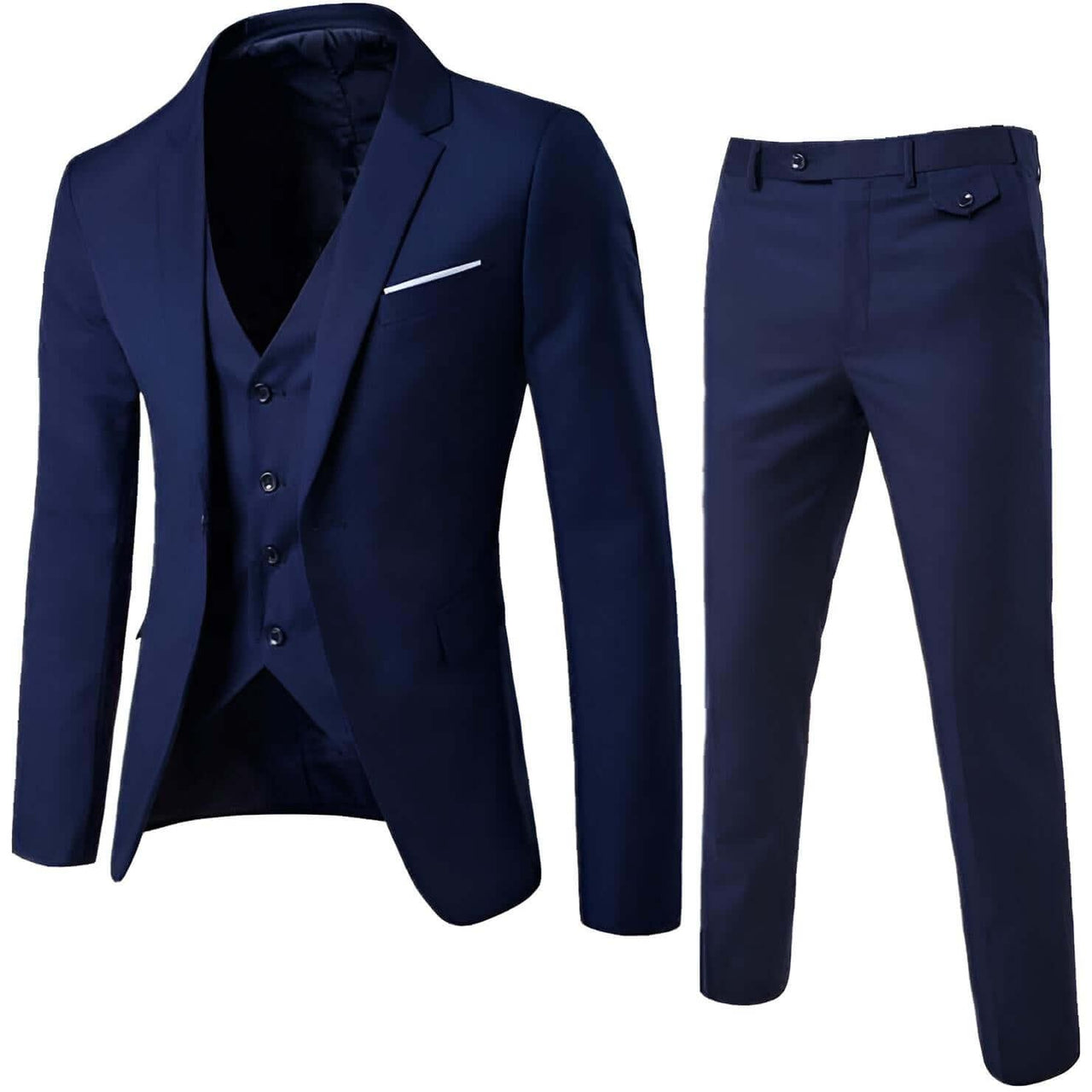 Men's 3 Piece Suits Slim Fit -, Suits , Drestiny , 4XL, 5XL, 6XL, Australia, Black, Blue, Dark Blue, Dark Grey, Dark Magenta, Grey, L, Light Blue, Light Grey, M, Navy, New Zealand, Purple, S, Sets, Suits, United Kingdom, United States, Wine Red, XL, XXL, XXXL , Drestiny , www.shopdrestiny.com