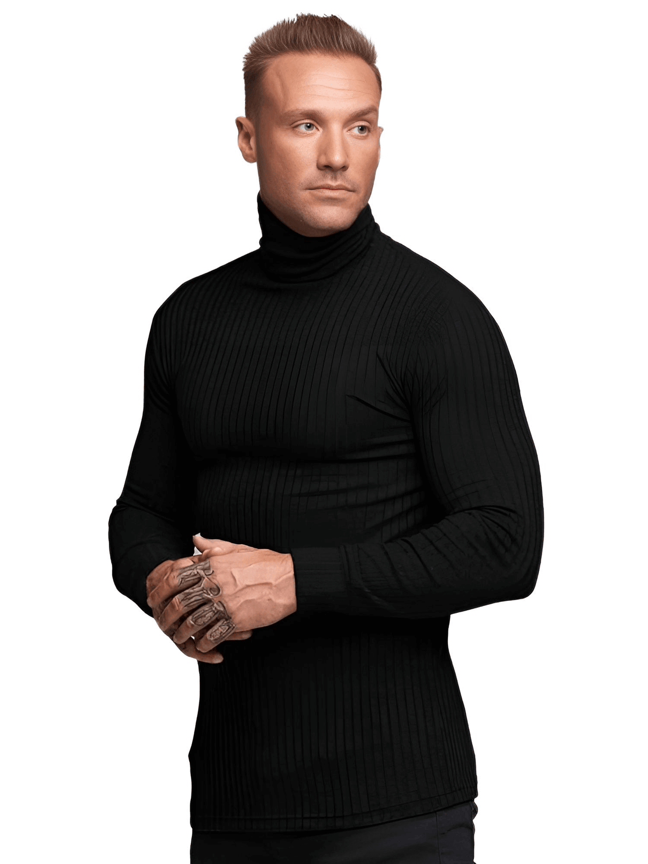 Men's Plain Turtleneck -, Turtleneck , Drestiny , Australia, Black, Canada, Casual Shirts, Dress Shirts, FR, Gender_Men, Grey, L, Long Sleeves, M, New Zealand, Turtlenecks, United Kingdom, United States, White, XL, XXL , Drestiny , www.shopdrestiny.com