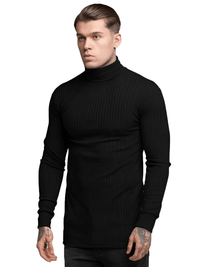 Thumbnail for Men's Plain Turtleneck -, Turtleneck , Drestiny , Australia, Black, Canada, Casual Shirts, Dress Shirts, FR, Gender_Men, Grey, L, Long Sleeves, M, New Zealand, Turtlenecks, United Kingdom, United States, White, XL, XXL , Drestiny , www.shopdrestiny.com