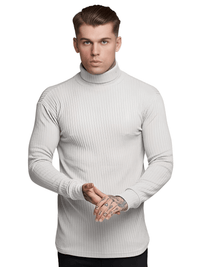 Thumbnail for Men's Plain Turtleneck -, Turtleneck , Drestiny , Australia, Black, Canada, Casual Shirts, Dress Shirts, FR, Gender_Men, Grey, L, Long Sleeves, M, New Zealand, Turtlenecks, United Kingdom, United States, White, XL, XXL , Drestiny , www.shopdrestiny.com