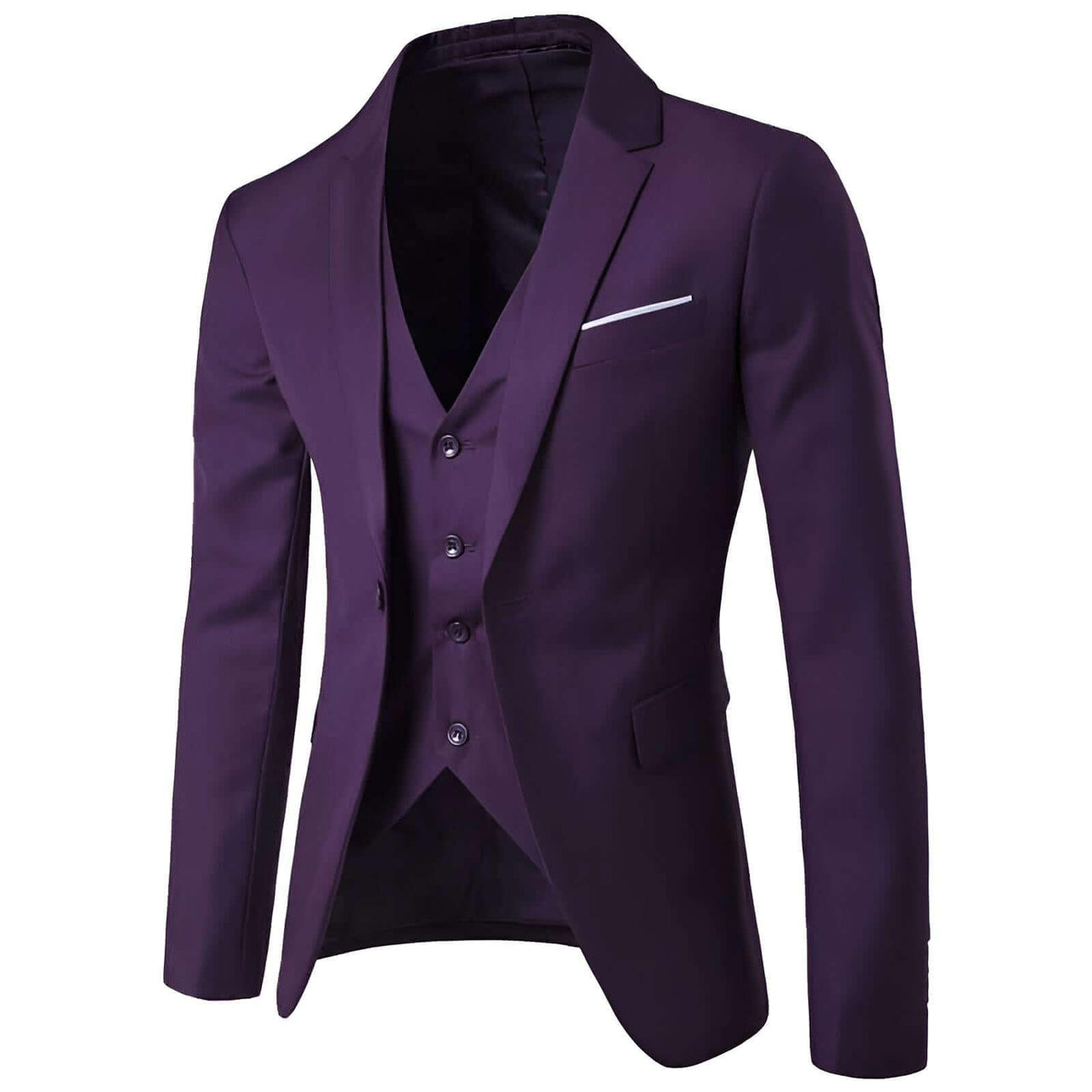 Men's 3 Piece Suits Slim Fit -, Suits , Drestiny , 4XL, 5XL, 6XL, Australia, Black, Blue, Dark Blue, Dark Grey, Dark Magenta, Grey, L, Light Blue, Light Grey, M, Navy, New Zealand, Purple, S, Sets, Suits, United Kingdom, United States, Wine Red, XL, XXL, XXXL , Drestiny , www.shopdrestiny.com