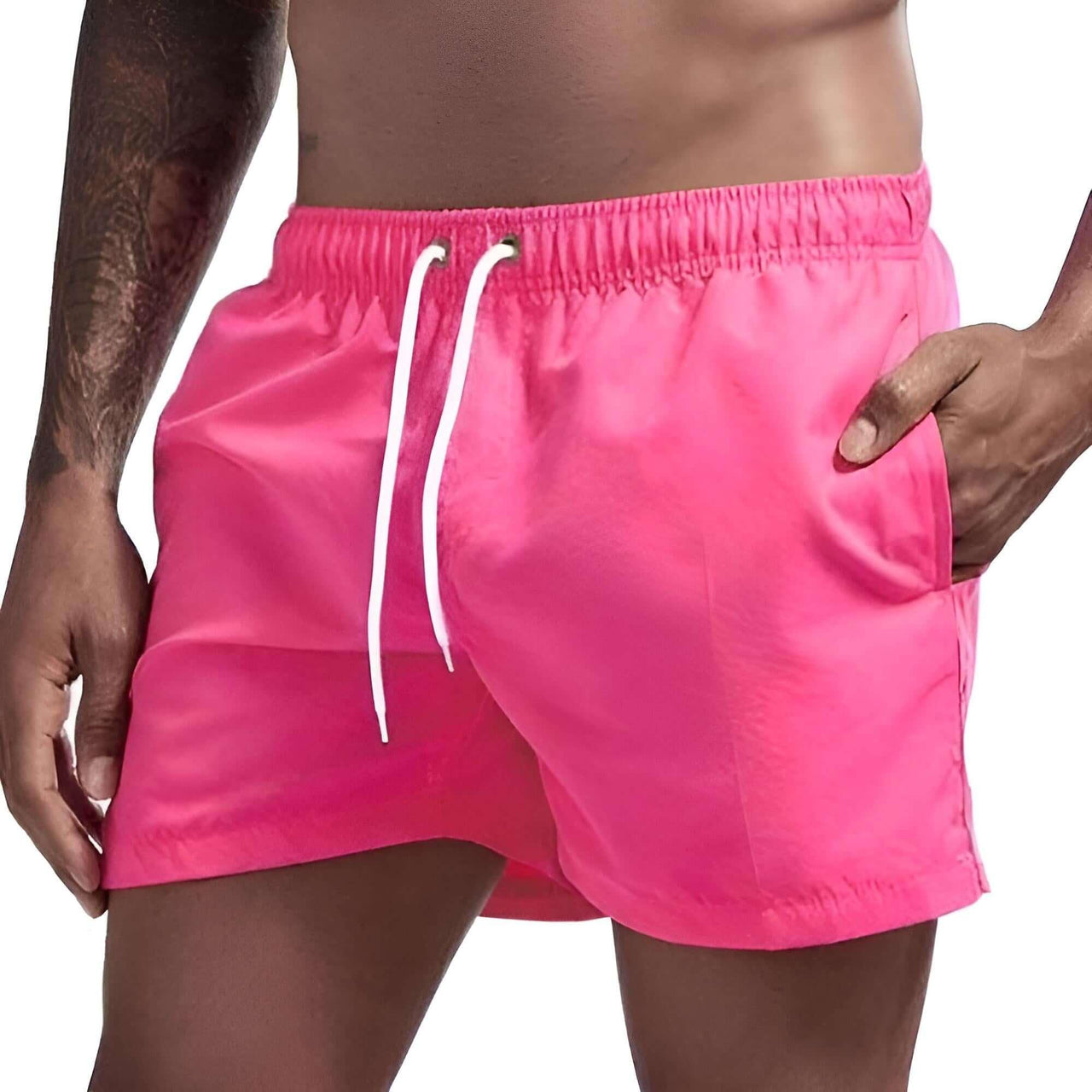 Men's Quick Dry Swim Shorts - In 14 Colors! -, Shorts , Drestiny , Australia, Black, Blue, Canada, Dark Grey, Gender_Men, Hot Pink, Khaki, L, M, Navy, Neon Green, New Zealand, Orange, Red, Sky Blue, Swim Shorts, Turquoise, United Kingdom, United States, White, XL, XXL, Yellow , Drestiny , www.shopdrestiny.com