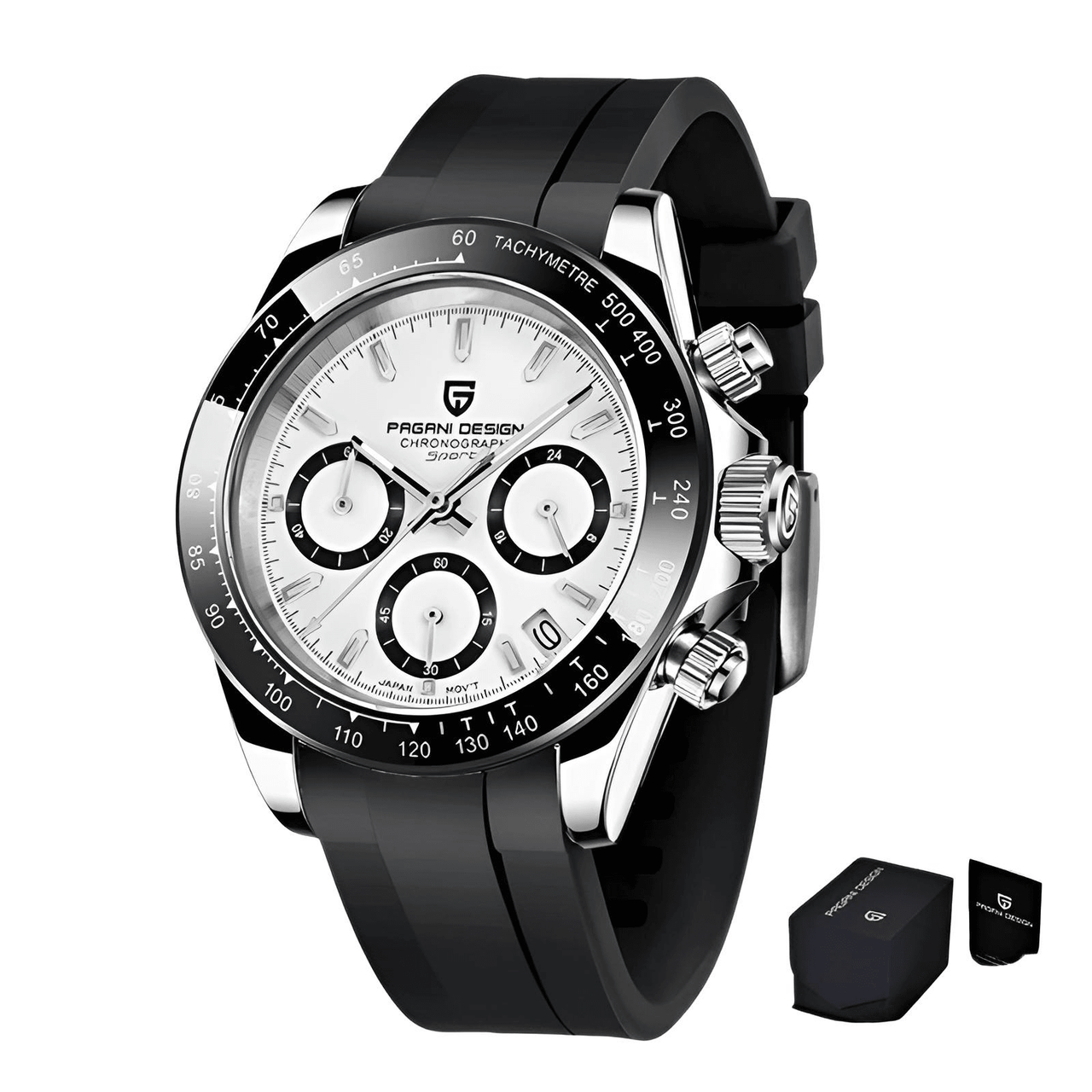 Men's Sapphire Stainless Steel Luxury PAGANI Watch (Identical To The Rolex Daytona!) -, Watches , Drestiny , Australia, Black, Blue, Canada, Green, New Zealand, Silver, United Kingdom, United States, Watches, White , Drestiny , www.shopdrestiny.com