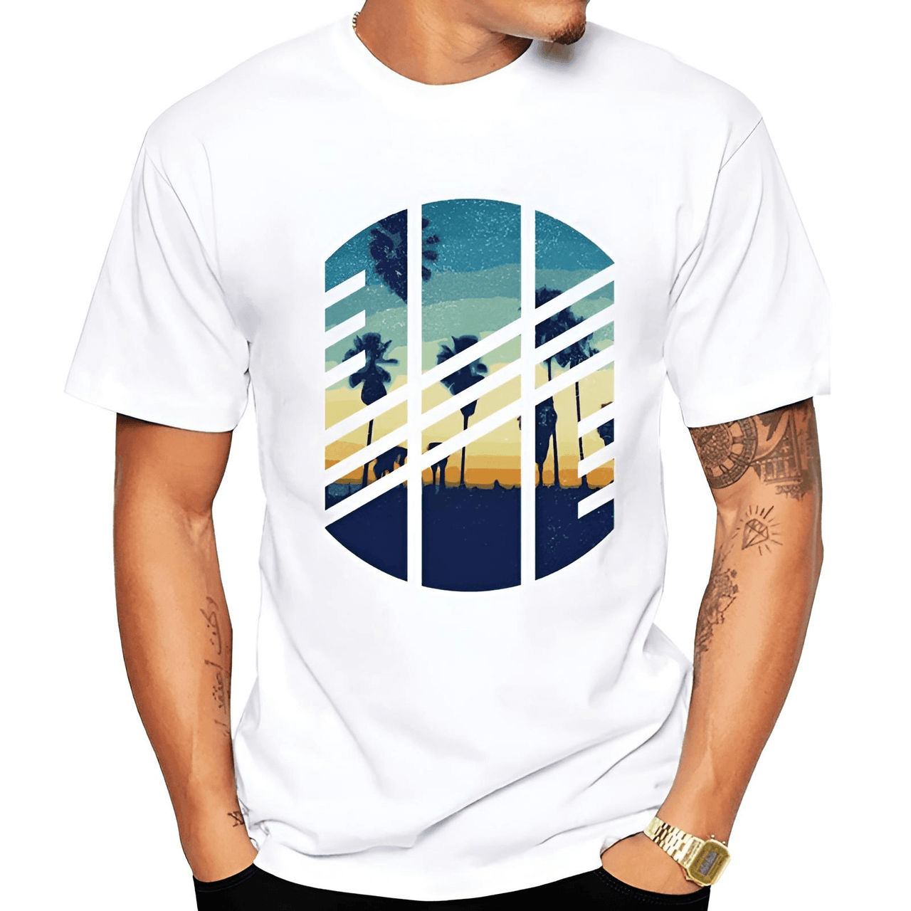 Men's Short Sleeve O-Neck Urban Tees -, T-Shirt , Drestiny , Australia, Blue, Canada, Casual Shirts, Dark Blue, FR, Gender_Men, Green, L, Light Blue, M, New Zealand, Pink, S, Short Sleeves, T-Shirts, United Kingdom, United States, White, XL, XXL, XXXL, Yellow , Drestiny , www.shopdrestiny.com