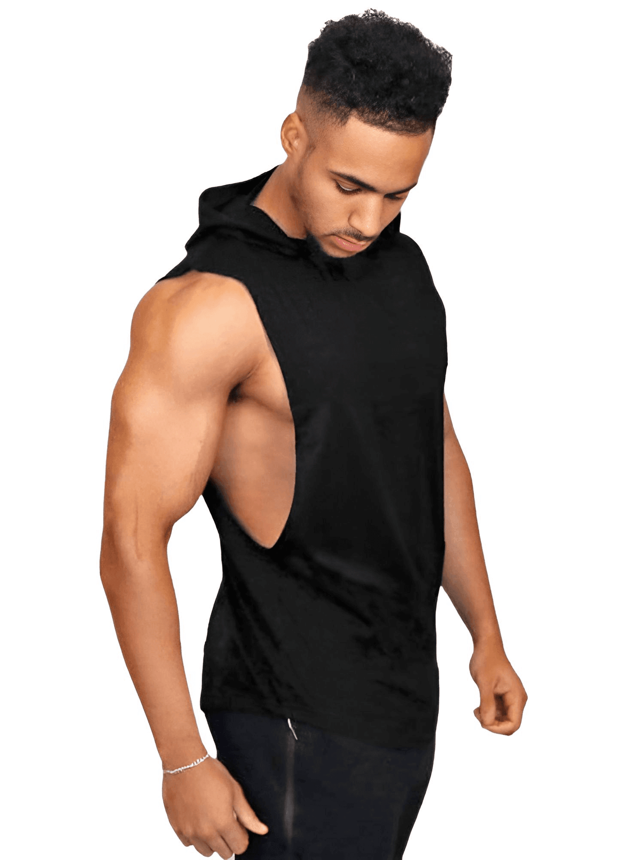 Men's Sleeveless Hooded Workout Vest -, Shirt , Drestiny , Australia, Black, Blue, Canada, Gender_Men, Grey, Hoodies, L, M, New Zealand, Red, Sleeveless, United Kingdom, United States, White, XL, XXL , Drestiny , www.shopdrestiny.com