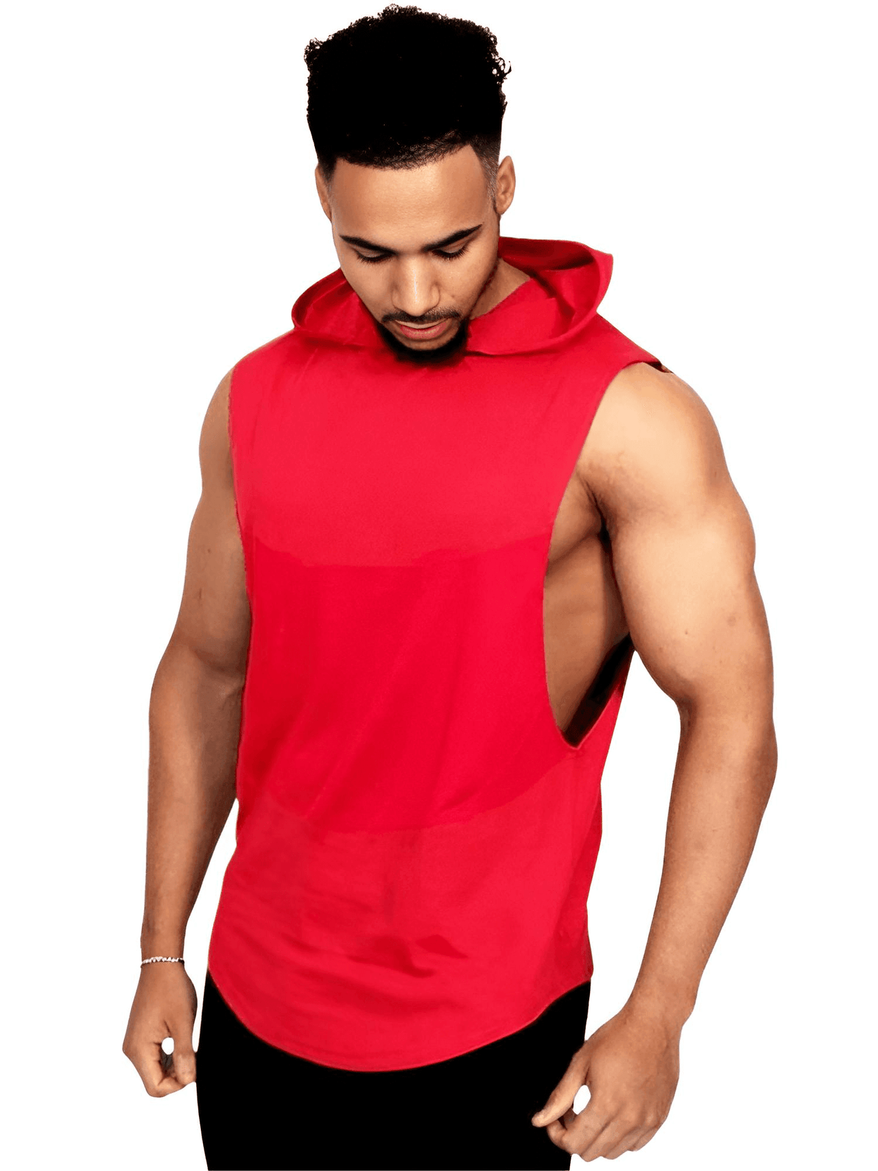 Men's Sleeveless Hooded Workout Vest -, Shirt , Drestiny , Australia, Black, Blue, Canada, Gender_Men, Grey, Hoodies, L, M, New Zealand, Red, Sleeveless, United Kingdom, United States, White, XL, XXL , Drestiny , www.shopdrestiny.com