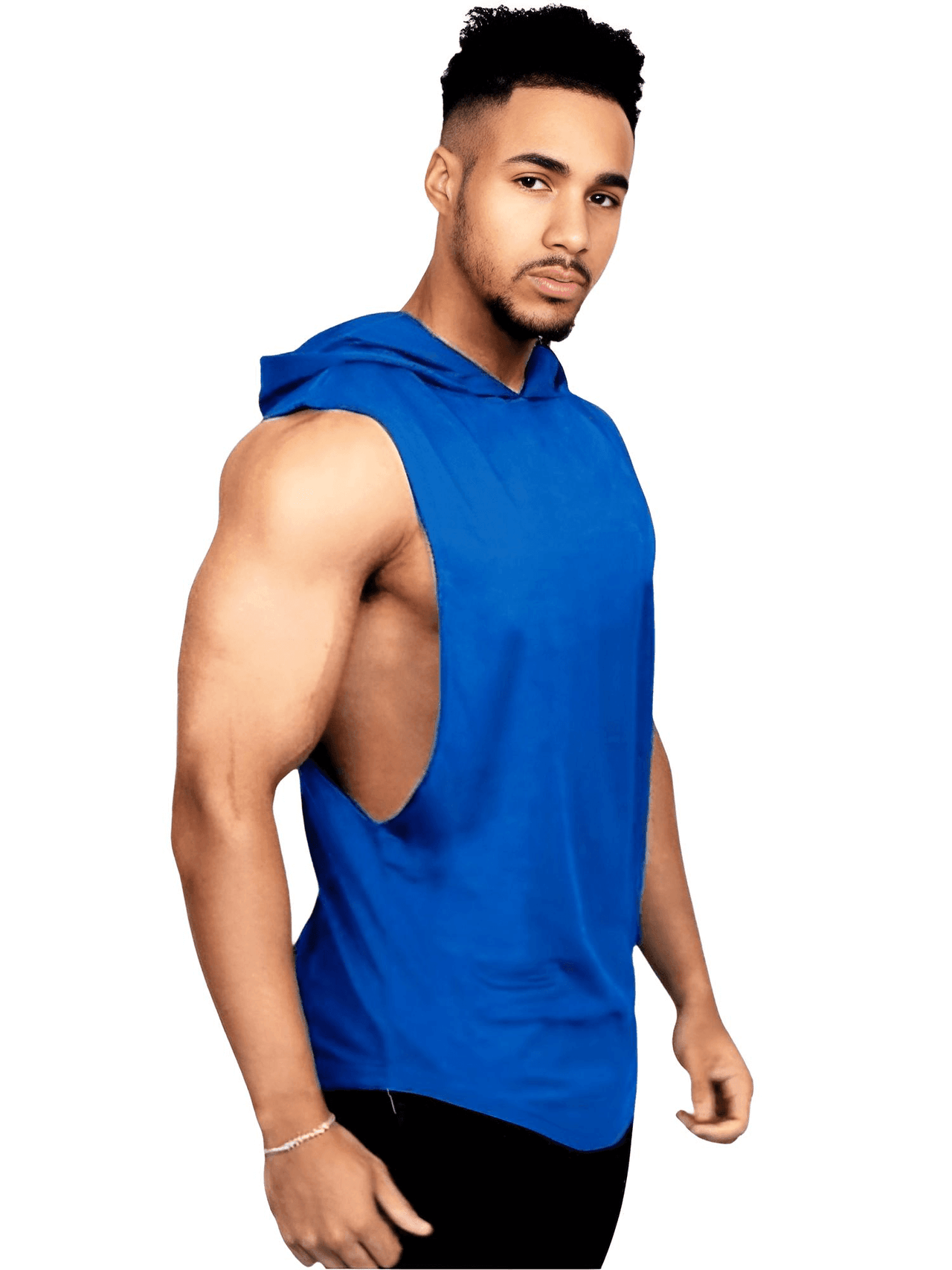 Men's Sleeveless Hooded Workout Vest -, Shirt , Drestiny , Australia, Black, Blue, Canada, Gender_Men, Grey, Hoodies, L, M, New Zealand, Red, Sleeveless, United Kingdom, United States, White, XL, XXL , Drestiny , www.shopdrestiny.com