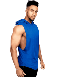 Thumbnail for Men's Sleeveless Hooded Workout Vest -, Shirt , Drestiny , Australia, Black, Blue, Canada, Gender_Men, Grey, Hoodies, L, M, New Zealand, Red, Sleeveless, United Kingdom, United States, White, XL, XXL , Drestiny , www.shopdrestiny.com