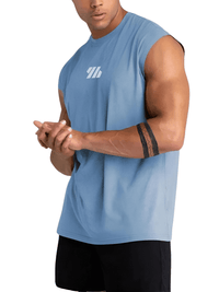 Thumbnail for Men's Sleeveless Sports Tank Top -, Tank Top , Drestiny , Australia, Black, Canada, Casual Shirts, Dark Blue, Gender_Men, Green, Khaki, L, Light Blue, M, New Zealand, Purple, Sleeveless, Tank Tops, United Kingdom, United States, White, XL, XXL, XXXL , Drestiny , www.shopdrestiny.com