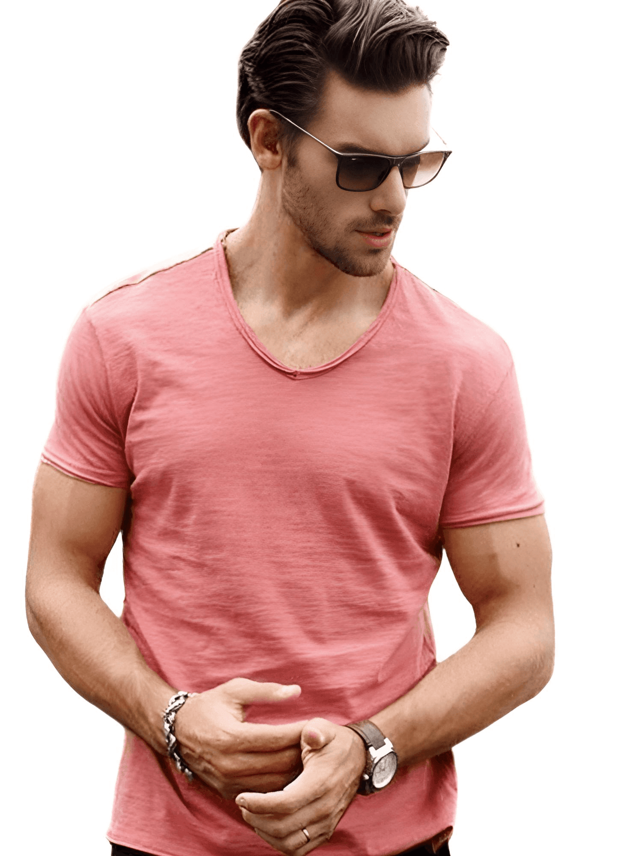 Men's V-Neck & O-Neck Cotton T-Shirts -, T-Shirts , Drestiny , 4XL, 5XL, Army Green, Australia, Black, Brown, Canada, Casual Shirts, Dark Blue, Gender_Men, Light Grey, Mint Green, Navy, New Zealand, Red, Salmon, Short Sleeves, T-Shirts, United Kingdom, United States, White, XL, XXL, XXXL , Drestiny , www.shopdrestiny.com