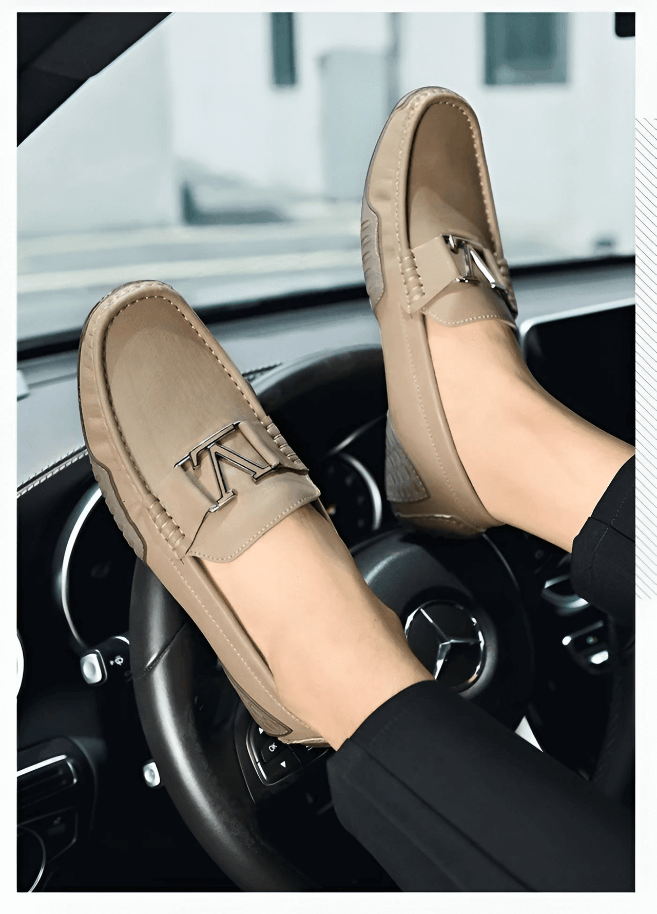 Men's Soft Luxury Moccasin Loafers in Genuine Leather -, Loafers , Drestiny , Australia, Black, Blue, Canada, Green, Light Brown, Loafers, New Zealand, Tan, United Kingdom, United States, White , Drestiny , www.shopdrestiny.com