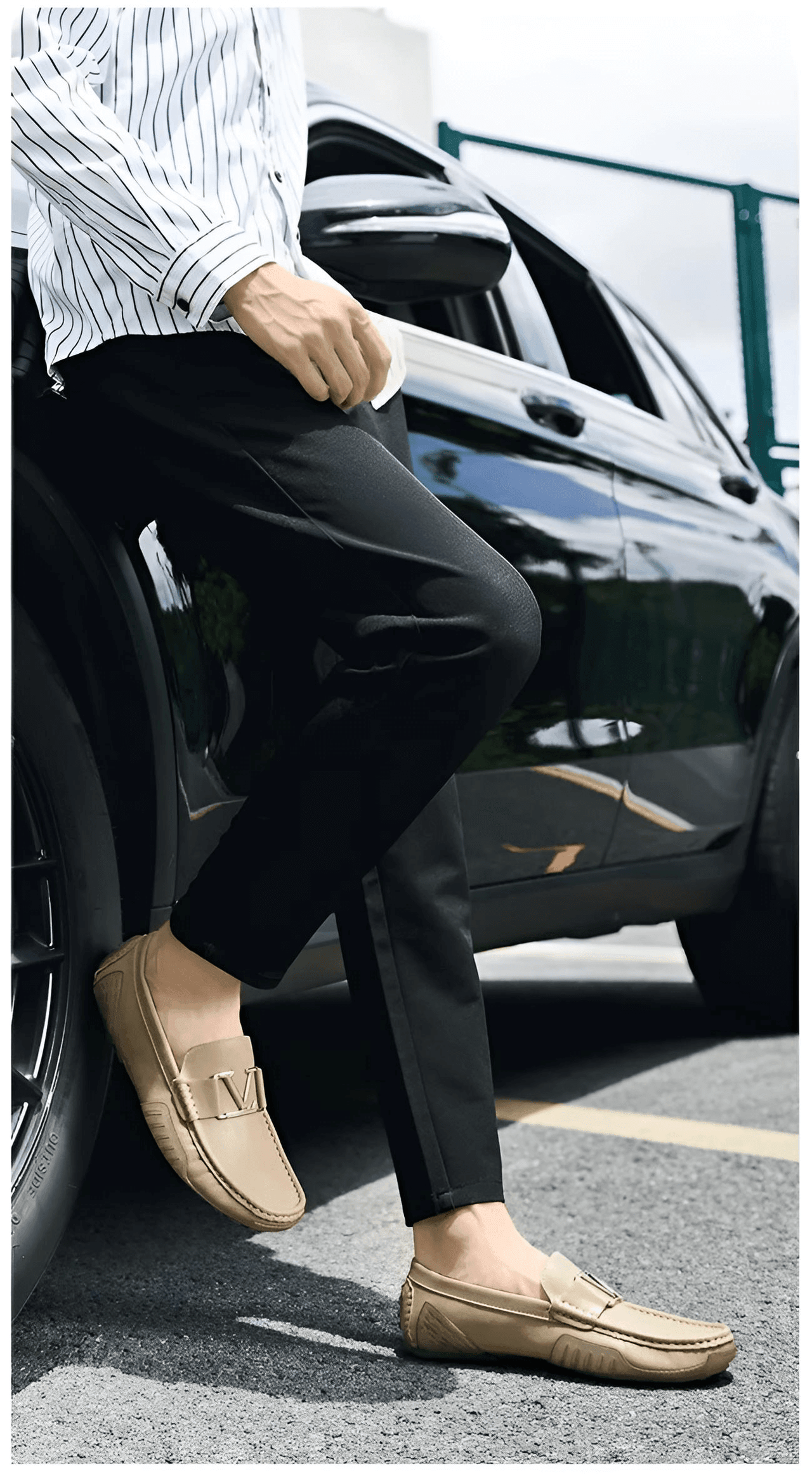 Men's Soft Luxury Moccasin Loafers in Genuine Leather -, Loafers , Drestiny , Australia, Black, Blue, Canada, Green, Light Brown, Loafers, New Zealand, Tan, United Kingdom, United States, White , Drestiny , www.shopdrestiny.com