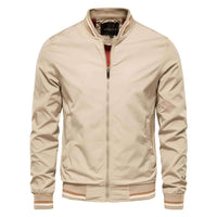 Thumbnail for Men's Solid Color Bomber Jackets -, Jacket , Drestiny , 4XL, 5XL, Army Green, Australia, Black, Bomber Jackets, Camel, Canada, Dark Blue, Dark Grey, Dark Orange, Jackets, Khaki, L, Light Blue, M, Navy, New Zealand, United Kingdom, United States, XL, XXL , Drestiny , www.shopdrestiny.com