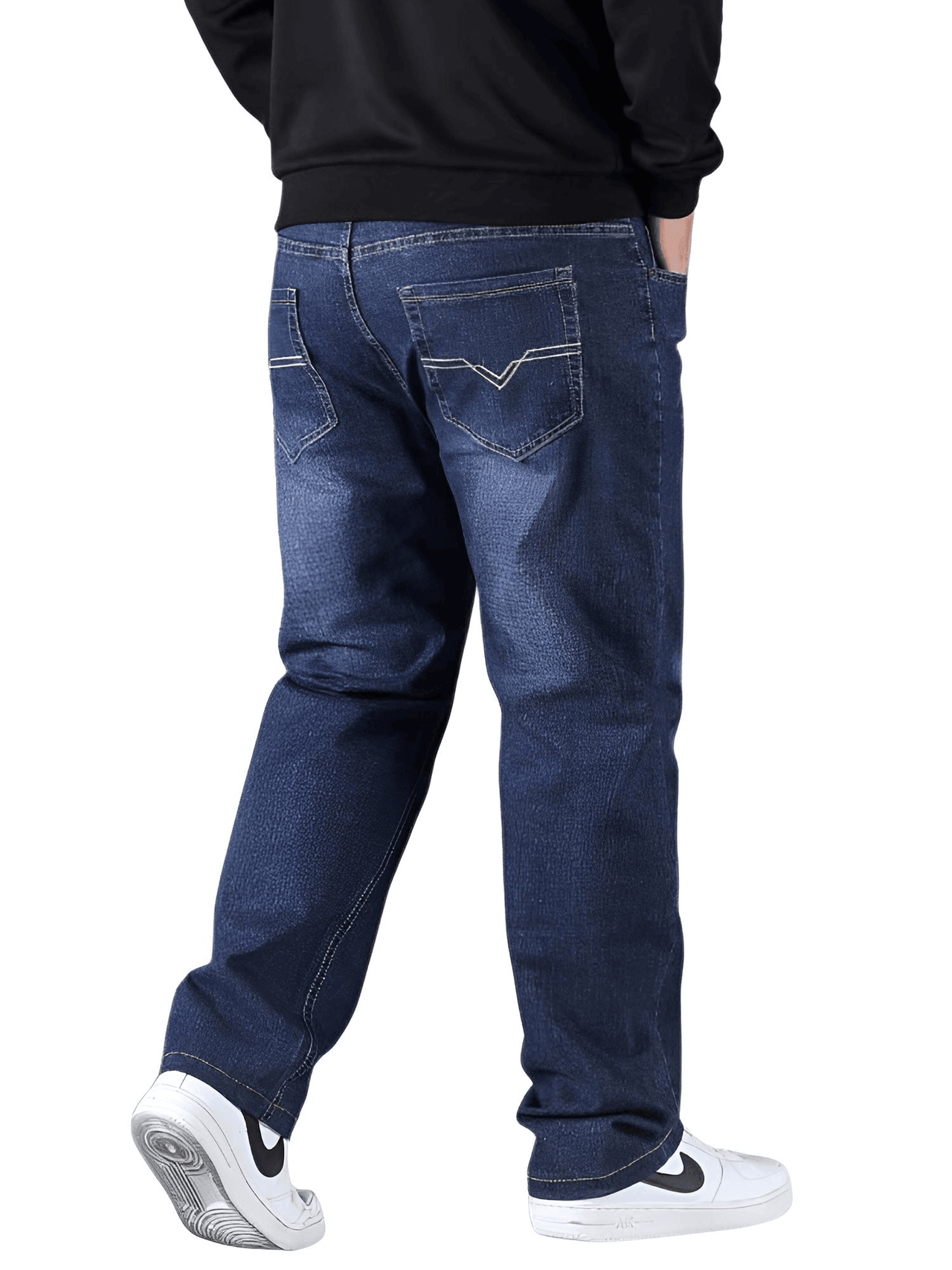 Men's Streetwear Baggy Jeans Casual Pants in Plus Sizes -, Jeans , Drestiny , 34, 36, 38, 40, 42, 44, 46, 48, 50, Australia, Black, Blue, Casual Pants, Jeans, New Zealand, United Kingdom, United States , Drestiny , www.shopdrestiny.com