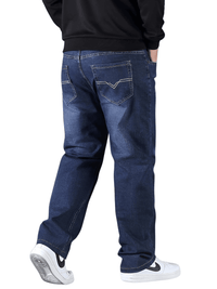 Thumbnail for Men's Streetwear Baggy Jeans Casual Pants in Plus Sizes -, Jeans , Drestiny , 34, 36, 38, 40, 42, 44, 46, 48, 50, Australia, Black, Blue, Casual Pants, Jeans, New Zealand, United Kingdom, United States , Drestiny , www.shopdrestiny.com