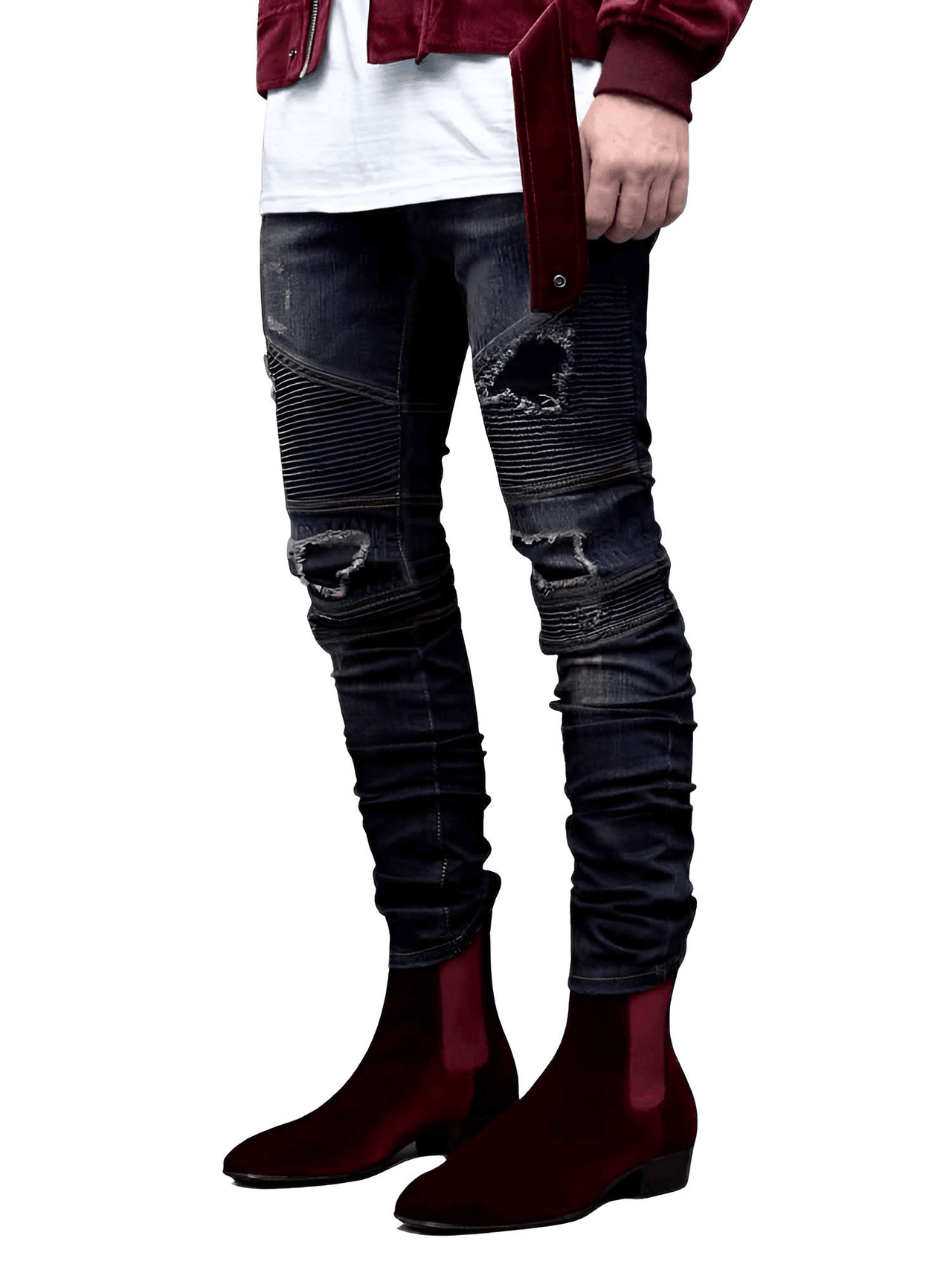 Men's Streetwear Fashion Hip Hop Skinny Jeans -, Jeans , Drestiny , Australia, Black, Casual Pants, Dark Blue, Jeans, Light Blue, New Zealand, Skinny Jeans, United Kingdom, United States , Drestiny , www.shopdrestiny.com