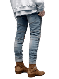 Thumbnail for Men's Streetwear Fashion Hip Hop Skinny Jeans -, Jeans , Drestiny , Australia, Black, Casual Pants, Dark Blue, Jeans, Light Blue, New Zealand, Skinny Jeans, United Kingdom, United States , Drestiny , www.shopdrestiny.com