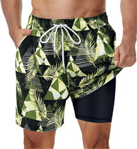 Thumbnail for Men's Swimming Trunks with Compression Liner -, Swimwear , Drestiny , Australia, Black, Blue, Canada, Dark Blue, Dark Red, Fuchsia, Green, L, Light Blue, M, New Zealand, Orange, S, Swim Shorts, United Kingdom, United States, White, XL, XXL, XXXL , Drestiny , www.shopdrestiny.com