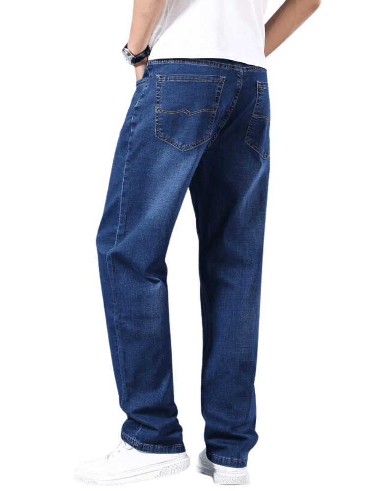 Men's Thin Straight-Leg Loose Jeans Classic Style -, Jeans , Drestiny , 30, 31, 32, 33, 34, 36, 38, 40, 42, 44, Australia, Black, Blue, Blue Black, Canada, Casual Pants, Grey, Jeans, New Zealand, United Kingdom, United States , Drestiny , www.shopdrestiny.com