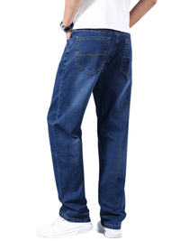 Thumbnail for Men's Thin Straight-Leg Loose Jeans Classic Style -, Jeans , Drestiny , 30, 31, 32, 33, 34, 36, 38, 40, 42, 44, Australia, Black, Blue, Blue Black, Canada, Casual Pants, Grey, Jeans, New Zealand, United Kingdom, United States , Drestiny , www.shopdrestiny.com