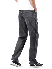 Thumbnail for Men's Thin Straight-Leg Loose Jeans Classic Style -, Jeans , Drestiny , 30, 31, 32, 33, 34, 36, 38, 40, 42, 44, Australia, Black, Blue, Blue Black, Canada, Casual Pants, Grey, Jeans, New Zealand, United Kingdom, United States , Drestiny , www.shopdrestiny.com