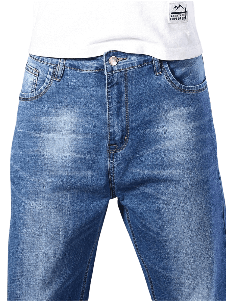 Men's Thin Straight-Leg Loose Jeans Classic Style -, Jeans , Drestiny , 30, 31, 32, 33, 34, 36, 38, 40, 42, 44, Australia, Black, Blue, Blue Black, Canada, Casual Pants, Grey, Jeans, New Zealand, United Kingdom, United States , Drestiny , www.shopdrestiny.com