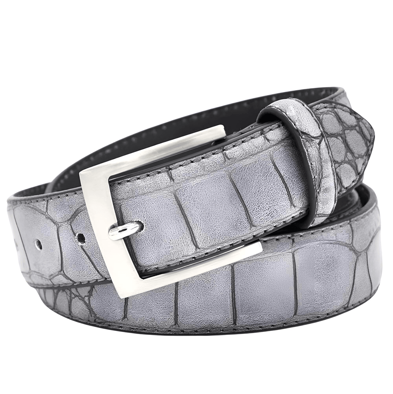 Men's Crocodile Pattern With Split Leather Belt -, Belts , Drestiny , Australia, Belts, Black, Brown, Canada, Dark Blue, FR, Gender_Men, Grey, New Zealand, United Kingdom, United States , Drestiny , www.shopdrestiny.com